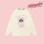Áo Sweater Three Baby V3 Kitten Trắng Nỉ Chân Cua Cao Cấp Form Rộng Unisex Mùa Thu Đông Nam Nữ - SWTV31