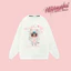 Áo Sweater Three Baby V3 Kitten Trắng Nỉ Chân Cua Cao Cấp Form Rộng Unisex Mùa Thu Đông Nam Nữ - SWTV31