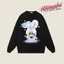 Áo Sweater Three Baby V3 Thỏ Thị Trấn Rabbit Form Rộng Unisex Nam Nữ Vải Nỉ Chân Cua SWTV32