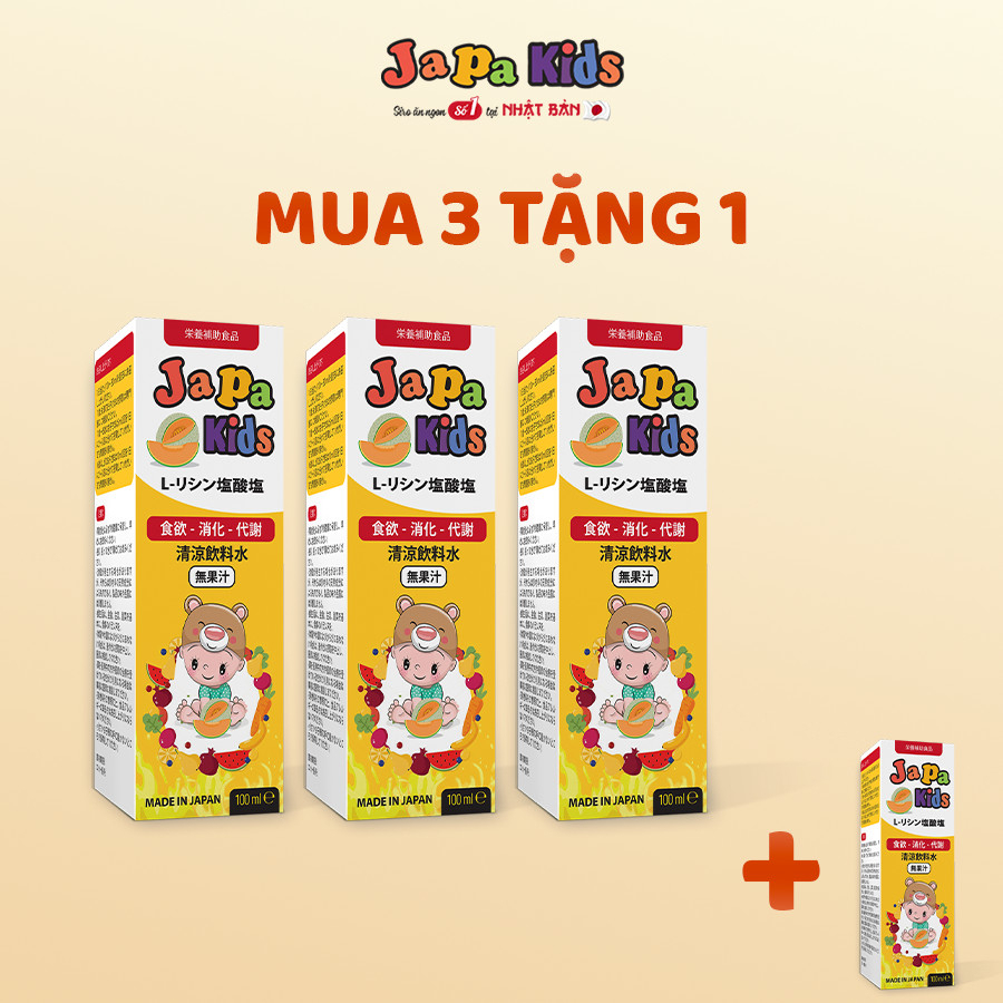 Ảnh Siro Ăn Ngon Japa Kids Chính Hãng Kích Thích Ăn Ngon, Tăng Cân Tăng Chiều Cao Cho Bé 1