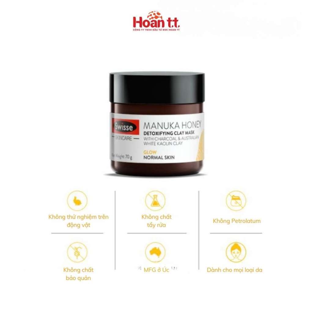 Ảnh Mặt Nạ Đất Sét Cấp Ẩm Cho Da Swisse Skincare Manuka Honey - Mask Mật Ong Giúp Tái Tạo Da Và Dưỡng Trắng Da 224 3