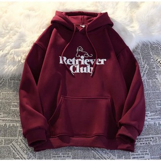áo hoodie nỉ bông nữ nam KONOVA form rộng có mũ in hình cậu bé bút chì