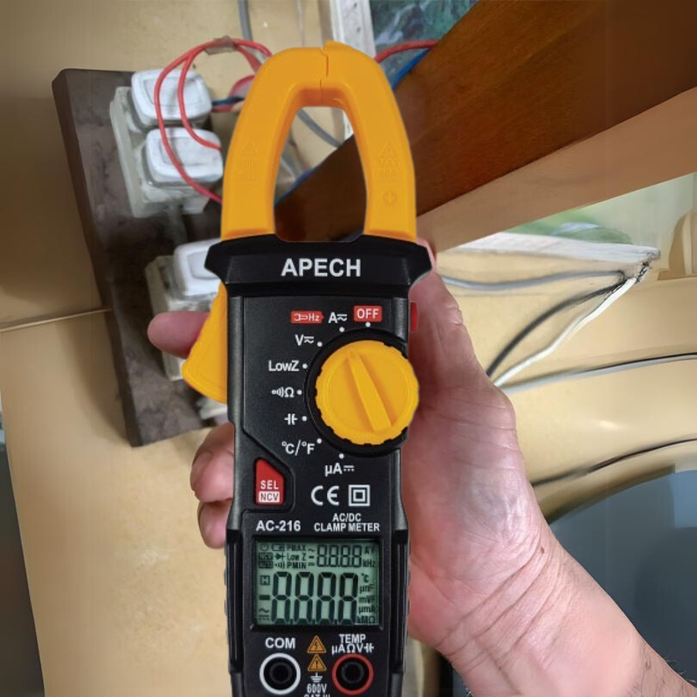 Ampe Kìm Đo Dòng DC APECH AC216 TrueRMS, Chống Nhiễu Độ Chính Xác Cực Cao - Anh Phát