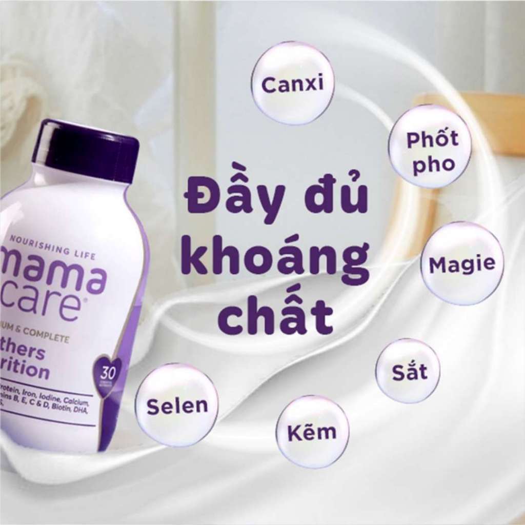 Ảnh Sữa Bầu Mama Care Mothers Nutrition - Sữa Bầu Cung Cấp Dưỡng Chất Trong Và Sau Thai Kì Chai Nhỏ 3