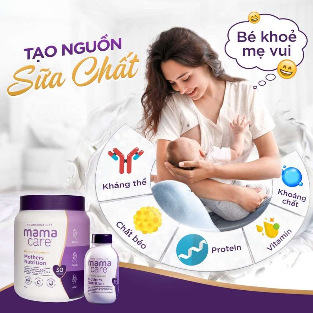 Ảnh Sữa Bầu Mama Care Mothers Nutrition - Sữa Bầu Cung Cấp Dưỡng Chất Trong Và Sau Thai Kì Chai Nhỏ 4
