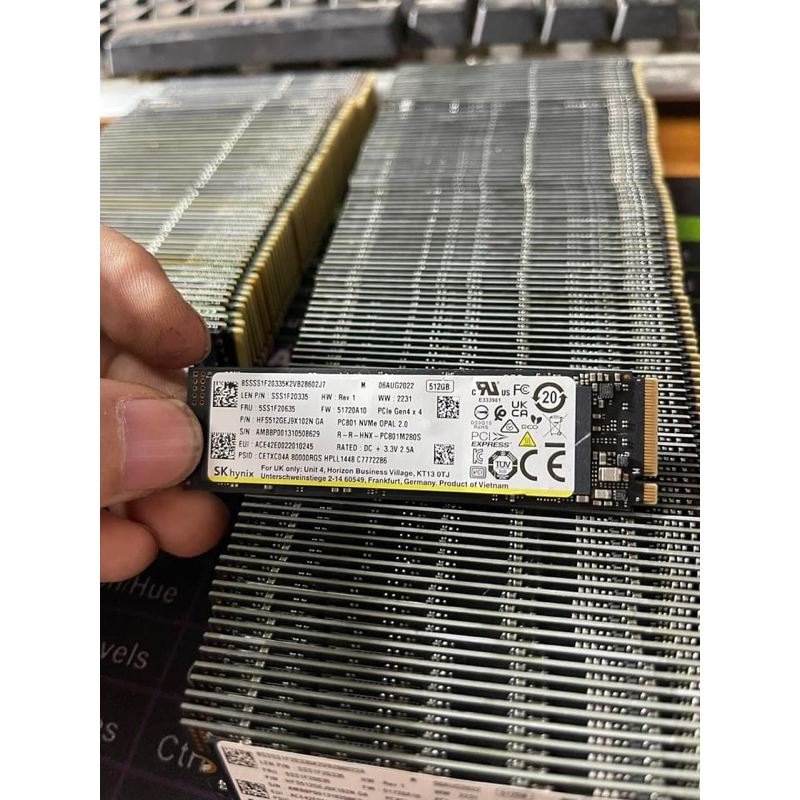 Ổ Cứng SSD 512GB SK hynix PC801 M.2 2280 PCIe NVMe Gen 4 | Shopee