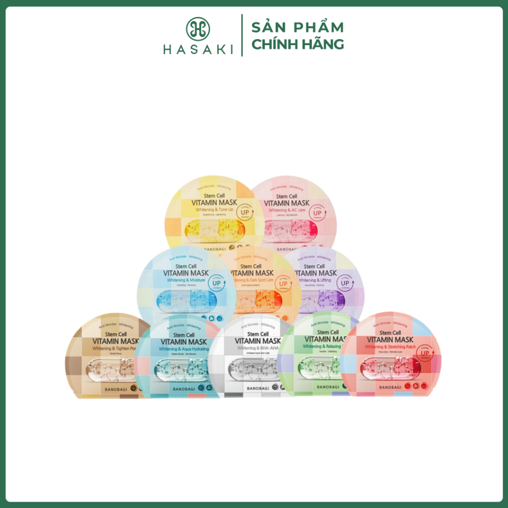Combo 10 Mặt Nạ Banobagi Stem Cell Vitamin Mask 30g |