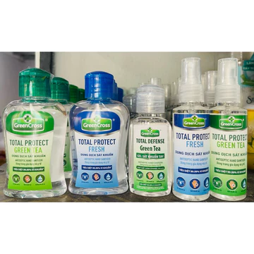 Nước rửa tay khô Green Cross 100ml-70ml-60ml-Dung Dịch sát khuẩn tay