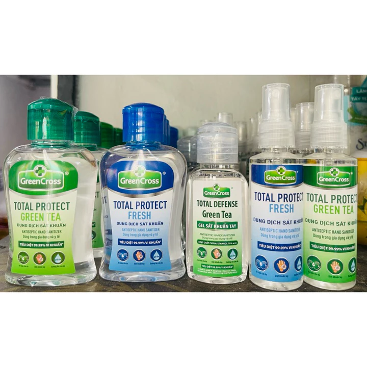 Masks and sanitizers Green Cross 100ml-70ml-60ml-Dung – 100 ml, 70 ml