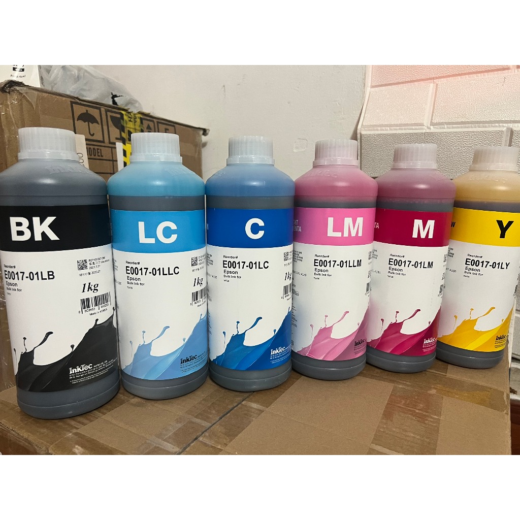 Mực Inktec 1 lít dye ink cho máy in màu Epson,Canon,Hp.v.v. | Shopee ...