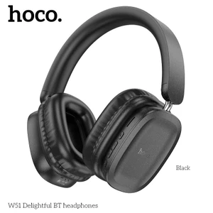 Tai nghe Bluetooth không dây HOCO W51, thời gian nghe nhạc 46h, Bluetooth 5.3