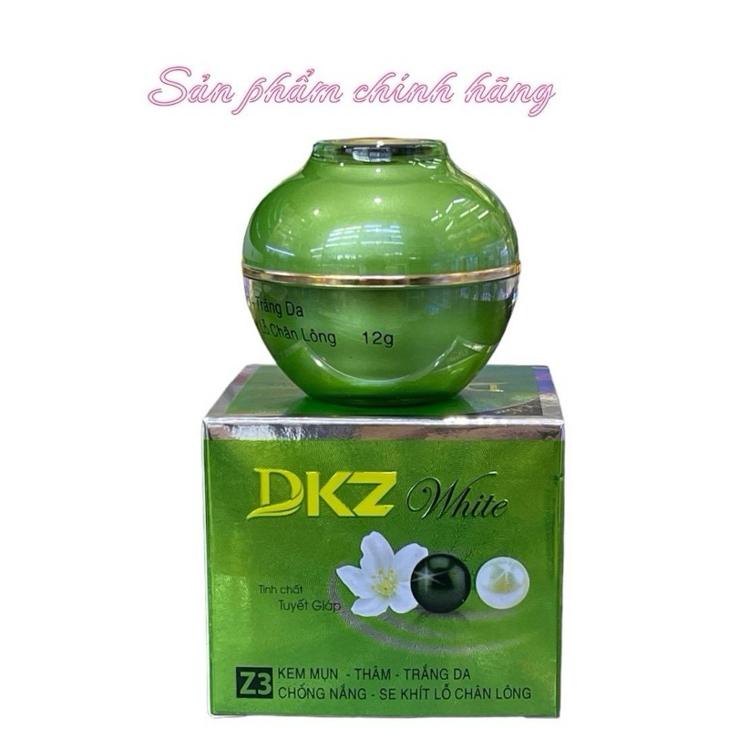 Kem DKZ White mụn thâm trắng da 12gram ( chính hãng rẻ nhất)