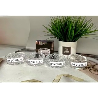 GẠT TÀN THUỶ TINH TRÒN TRẮNG , Gạt tàn nhiều mẫu sử dụng an toàn cho gia đình nhà hàng cực kỳ sang trọng - GAC TAN
