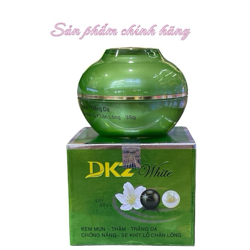 Kem DKZ White mụn thâm trắng da se khít lỗ chân lông 25gram (chính hãng rẻ nhất)