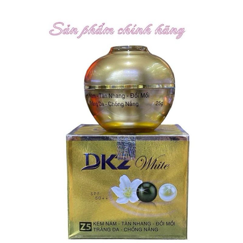 Kem Dkz white nám tàn nhang đồi mồi trắng da chống nắng