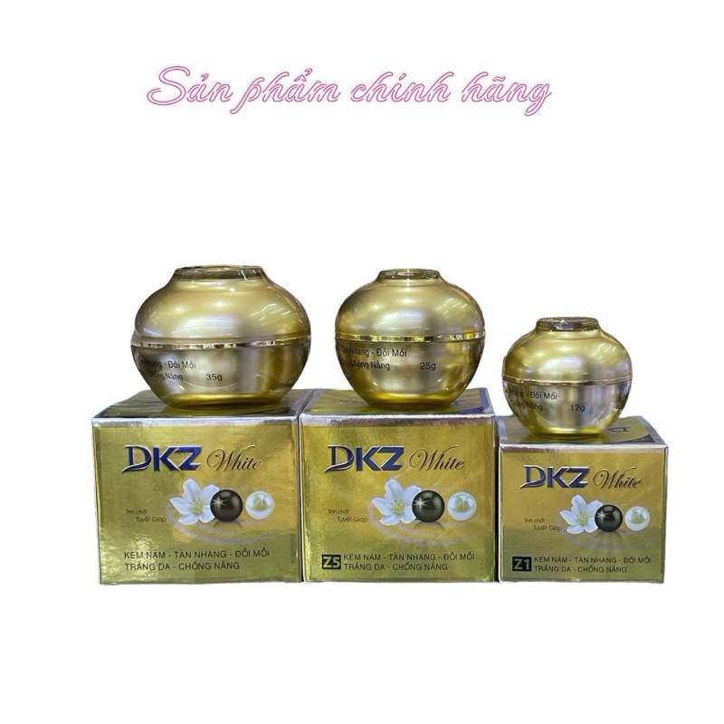 Kem Dkz white nám tàn nhang đồi mồi trắng da chống nắng