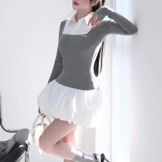 Đần tiểu thư chất zip ôm phối belum dáng ngắn
