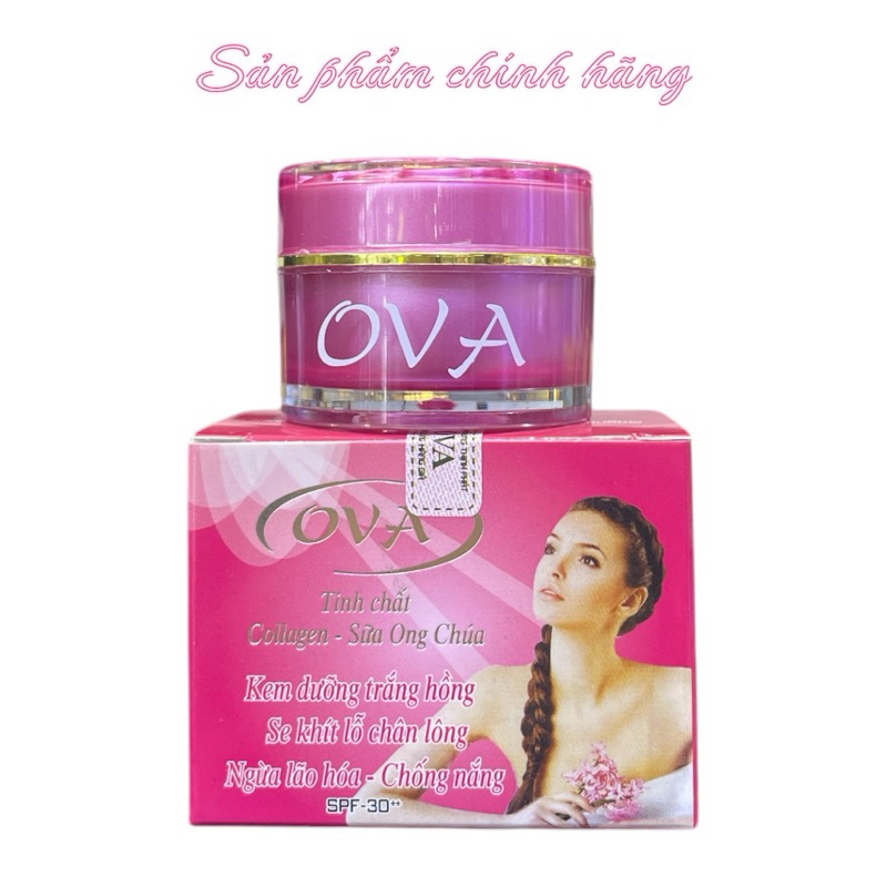 Kem Ova dưỡng da se khít lỗ chân lông ngừa lão hóa 10gram