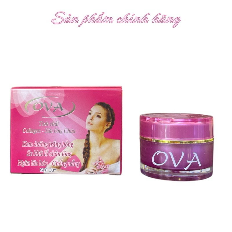 Kem Ova dưỡng da se khít lỗ chân lông ngừa lão hóa 10gram