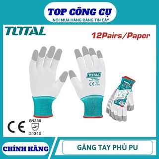 ĐỒ NGHỀ TOTAL Găng tay phủ PU size XL TSPUG02
