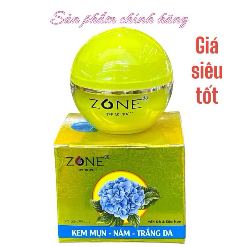 Kem zone mụn nám trắng da 10gram