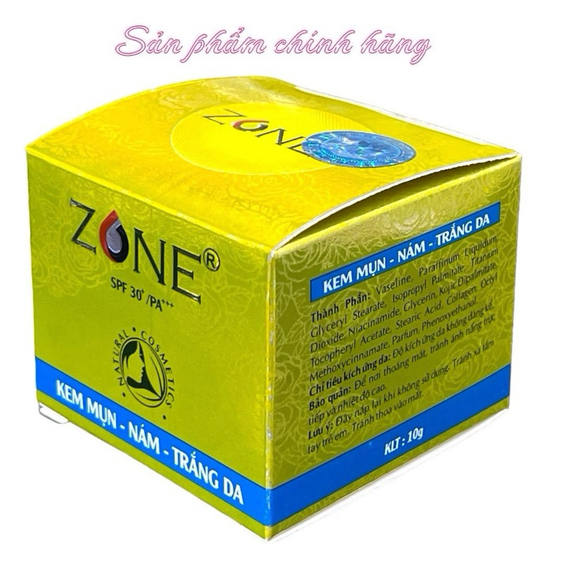 Kem zone mụn nám trắng da 10gram