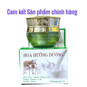 Kem Hoa Hướng Dương nám trắng da 5 in 1 ngày và đêm 15gram