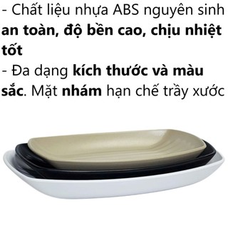 Đĩa phíp thuyền nhựa Việt Nhật hình chữ nhật đựng cá, thức ăn, bánh kẹo ms: 1283, 1284, 1285