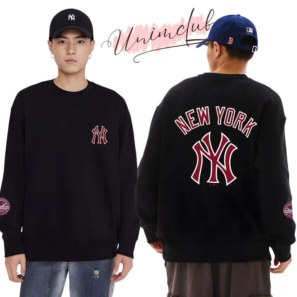 [Siêu tốc 4H HN] Áo Sweater NY LA Unisex Nhiều Màu Nỉ Cao Cấp Form Rộng Nam Nữ Unim Store SW06