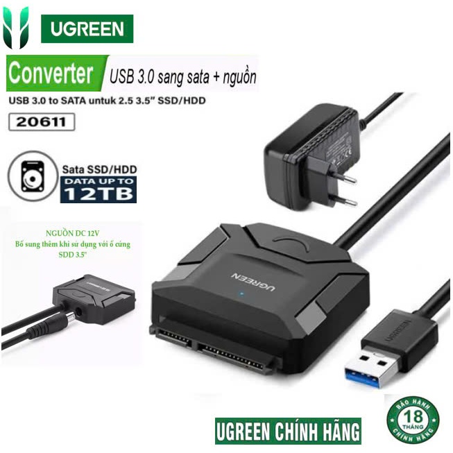 c-p-usb-3-0-to-sata-ugreen-20611-cr108-t-c-5gbps-c-hdd-12tb-k-m