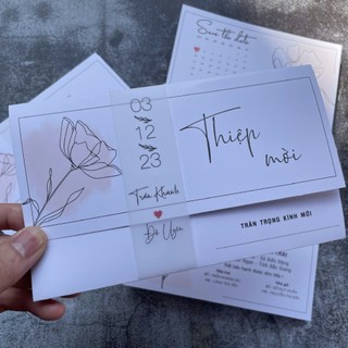 NN.02 Thiệp Cưới VINTAGE, Quý Khách Trao Đổi Trước Với Shop Để Duyệt Thiết Kế Trước Khi Đặt Hàng
