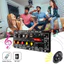 Bảng điều khiển khuếch đại kỹ thuật số Bluetooth với sợi quang D10-II，Nâng cấp - Với màn hình hiển thị