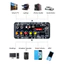 Bảng điều khiển khuếch đại kỹ thuật số Bluetooth với sợi quang D10-II，Nâng cấp - Với màn hình hiển thị