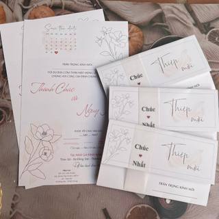 NN.07 Thiệp Cưới VINTAGE, Quý Khách Trao Đổi Trước Với Shop Để Duyệt Thiết Kế Trước Khi Đặt Hàng