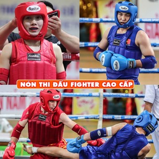 Mũ Fighter - Nón Fighter Thi Đấu Cao Cấp - Boxing, Muay Thái, Võ Cổ Truyền
