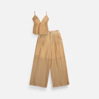 Set String Top Loose Pant Mango, Chất Vải Mango Gân Thoải Mái, WSB131, SOME HOW STORE