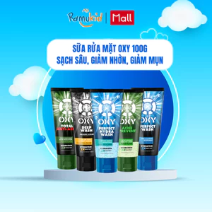 Sữa rửa mặt Oxy 50g/100g dành cho nam - giúp sạch sâu, giảm dầu nhờn, bụi bẩn và giảm mụn