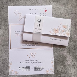 NN.36 Thiệp Cưới VINTAGE, Quý Khách Trao Đổi Trước Với Shop Để Duyệt Thiết Kế Trước Khi Đặt Hàng