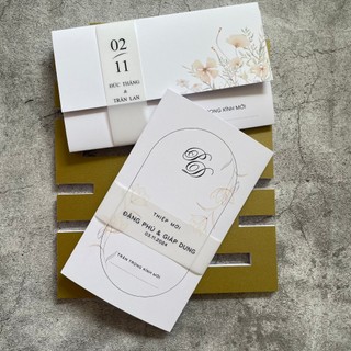 NN.40 Thiệp Cưới VINTAGE, Quý Khách Trao Đổi Trước Với Shop Để Duyệt Thiết Kế Trước Khi Đặt Hàng