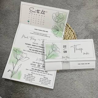 Thiệp Cưới VINTAGE, Quý Khách Vui Lòng Trao Đổi Trước Với Shop Để Duyệt Thiết Kế Trước Khi Đặt Hàng
