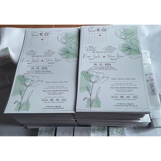 Thiệp Cưới VINTAGE, Quý Khách Vui Lòng Trao Đổi Trước Với Shop Để Duyệt Thiết Kế Trước Khi Đặt Hàng