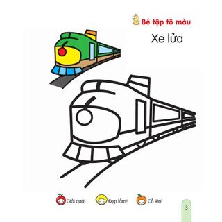 Sách - Bé Tập Tô Màu - Tập 4