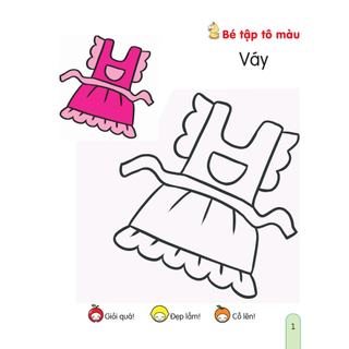 Sách - Bé Tập Tô Màu - Tập 1