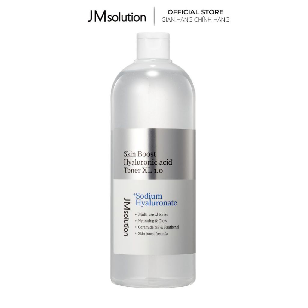 JMsolution Nước Cân Bằng Chuyên Sâu Skin Boost Toner XL 600ml – Dưỡng Ẩm, Sáng Da - Chính Hãng