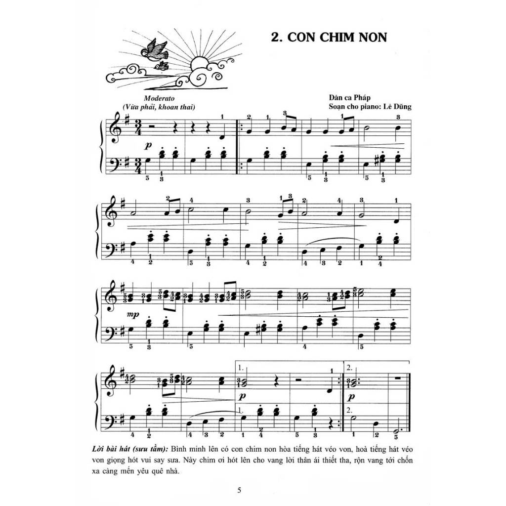 Ảnh Sách - Piano Cho Thiếu Nhi - 220 Tiểu Phẩm Nổi Tiếng - Tập 4 3