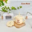 Cốc tập hút silicon Cocobear cho bé có chức năng đẩy, Cốc tập hút cho bé silicon Cocobear nắp đậy