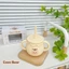 Cốc tập hút silicon Cocobear cho bé có chức năng đẩy, Cốc tập hút cho bé silicon Cocobear nắp đậy