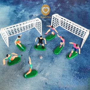 Sân banh, mô hình đội bóng trang trí bánh kem - SK85