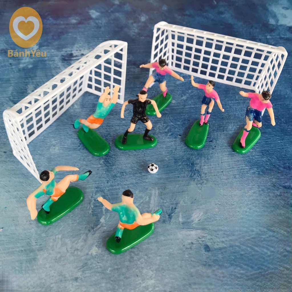 Sân banh, mô hình đội bóng trang trí bánh kem - SK85