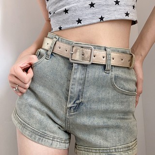 [🔥XƯỞNG SALE SẬP SÀN🔥] Thắt Lưng Nữ Dây Da PU Basic Mặt Khóa Vuông Đơn Giản Thời Trang TL02